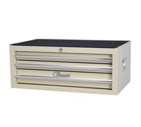 Hilka Classic 3 Drawer Add On Tool Chest CL3AO Garage Workshop Cream Steel Pro