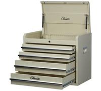 Hilka Classic 4 Drawer Tool Chest CL4DC Garage Workshop Cream Steel UK Vintage