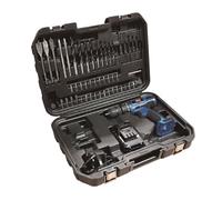 Hilka Cordless Drill Driver 18V Lithium Ion Screwdriver & 50 Drill Bit Ptlcd1850