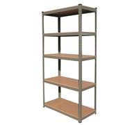 Hilka Garage Storage Unit Work Bench Metal Boltless Shelf Racking