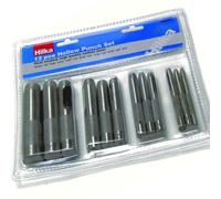 Hilka 49800012 Hollow Punch Set, 12 Pcs