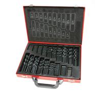 Hilka HSS Drill Bit Set - 170 Piece Bits Kit For Wood Plastic Metal 1mm - 10mm