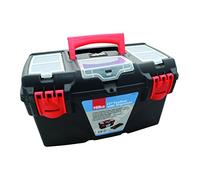 Hilka HTB17 17" Toolbox + Organiser, Black