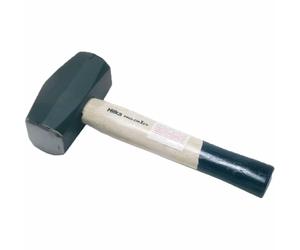Hilka Lump Hammer 2kg 4lb Wooden Handle Sledge Stone Club 54303440