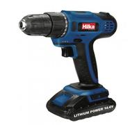 Hilka Tools Cordless Drill Driver 14.4V Li-Ion, Blue