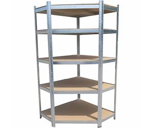 Hilka SHGC8175 175kg 5 Tier Corner Boltless Shelving