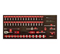 Hilka 03157514 75 PCE 1/4" Drive EVA Socket Set Metric