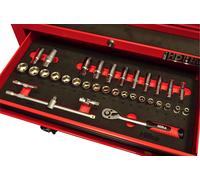 Hilka Socket Set - Metric 34pc 3/8" Drive Tool Kit in EVA Foam Tray 02393438