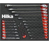 Hilka Spanner Set 21Pc Offset Combination Metric Eva Foam Tray 6-26mm 16101402
