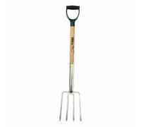 Hilka Stainless Steel Soft Grip Handle Border Hand Fork Garden Digging Tool