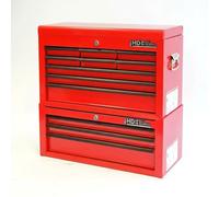 Hilka Tool Chest Box 12 Drawer Red Steel Metal Garage Tools Storage Toolbox Set