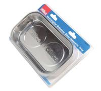 Hilka Tools 11902237 Rectangular Stainless Steel Magnetic Tray