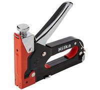 Hilka Tools 20150301 3-in-1 Staple Gun with 600 Staples, Red/Black