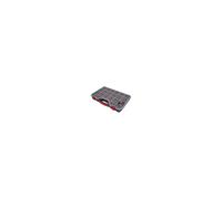 Hilka Tools 23 Inch Compartment Organiser Box Black/Red