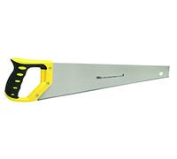 Hilka Tools 45700022 8TPI Soft Grip Hand Saw, Yellow/Silver, 22-Inch