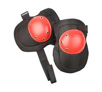 Hilka Tools 77850040 High Impact Hard Cap Knee Pads - Black/Red