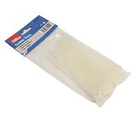 Hilka Tools 79100150 White 100 3.6mm x 150mm Cable Ties