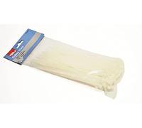 Hilka Tools 79150200 White 100 4.8mm x 200mm Cable Ties