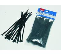 Hilka Tools 79250200 Black 100 4.8mm x 200mm Cable Ties