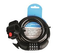 Hilka Tools 89502005 12mm x 1200mm Combination Cable Lock, Black