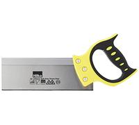 Hilka Tools Hilka 45700010 10" (250 mm) Hardpoint Tenon Saw, Yellow/Silver, Inch