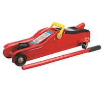 Hilka Trolley Jack Low Profile 2 Ton Hydraulic Floor Lifting Car Van Garage Tool