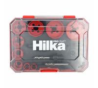 Hilka Wood, Plastic and Metal Cutting 14-Piece Bi-Metal Holesaw Set
