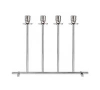 Hilke Collection Alto candle sticks Nickel-plated brass