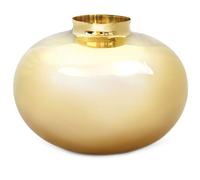 Hilke Collection - Amico Vase Ø20 cm, Brass - Brass