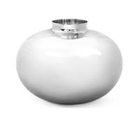 Hilke Collection Amico vase Ø20 cm Nickel-plated brass