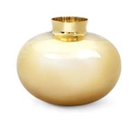 Hilke Collection Amico vase Ø29 cm Solid brass