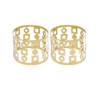 Hilke Collection Anima napkin ring 2-pack Brass