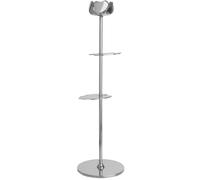 Hilke Collection - Ninfea Alta Candlestick 35 cm - Silver