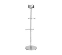 Hilke Collection Ninfea Alta candlestick 40 cm Nickel-plated brass