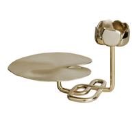 Hilke Collection - Ninfea Candle Holder Gold, No.2 - Gold