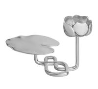 Hilke Collection - Ninfea Candle Holder No.1 - Silver
