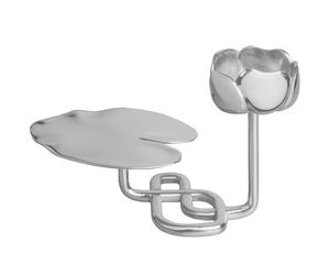 Hilke Collection - Ninfea Candle Holder No.1 - Silver