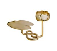 Hilke Collection Ninfea No.1 candlestick Brass