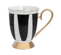 Hilke Collection Strisce Nero Mug 28 lack-white-gold
