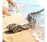 HILKKET 64 cm RC Remote Controlled Python Snake, Snake Toy, Electric Land and In Water With 5 Km/h, Remote Snake Waterproof Pool Toy, Water Toy For Children