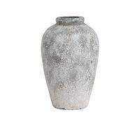 Aged Stone Tall Ceramic Vase