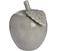 Hill 1975 Antique Grey Large Ceramic Apple, Plastic, Mixed, 23 x 17.5 x 20cm