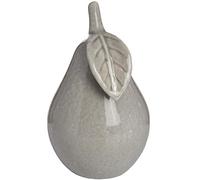 Hill 1975 Antique Grey Small Ceramic Pear, Plastic, Mixed, 19.5 x 11.5 x 11.5cm