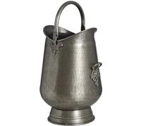 Hill 1975 Antique Pewter Coal Bucket, Metal, Mixed, 36 x 26 x 50.5cm