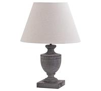 Hill 1975 Incia Urn Wooden Table Lamp, Mixed, 13 x 13 x 33cm