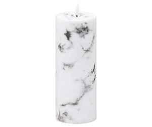 Hill 1975 Luxe Collection Natural Glow 3X6 Marble Effect Led Candle