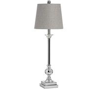 Hill 1975 Milan Chrome Table Lamp, Glass, Metal, Mixed, one