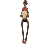 Hill Interiors Squeeze Box – Hill 1975 Sitting Jazz Band – Resin, Mixed – One