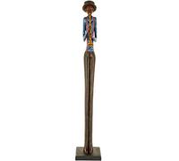 Hill Interiors Standing Jazz Band Trumpeter – Resin – Love Lace Brown