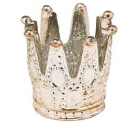 Hill 1975 The Noel Collection Burnished Crown Tealight Holder, Mixed, One Size, 20957